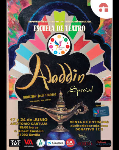 Cartel del espectáculo Aladdin Special