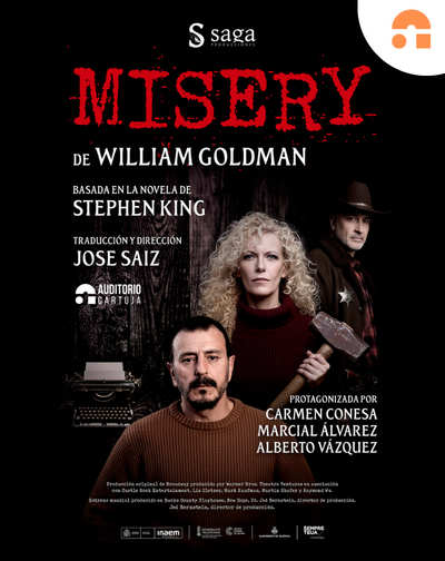 Cartel del espectáculo Misery