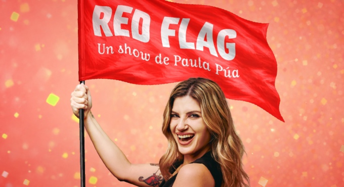 Cartel del espectáculo Red Flag