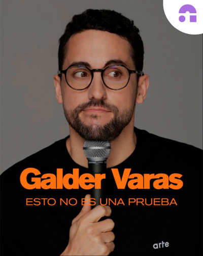 Cartel del espectáculo Galder Varas - Esto no es una Prueba