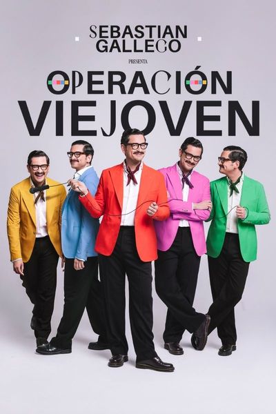 Cartel del espectáculo Operación VIEJOVEN. Sebastián Gallego