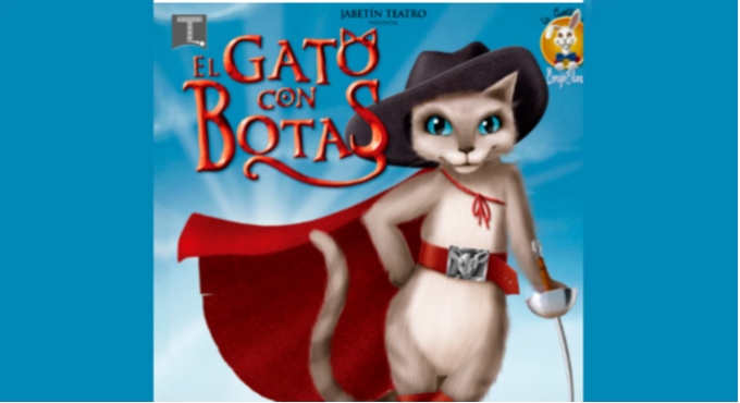 Cartel del espectáculo El Gato Con Botas - Jabetín Teatro