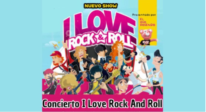 Cartel del espectáculo I Love Rock&Roll en Familia
