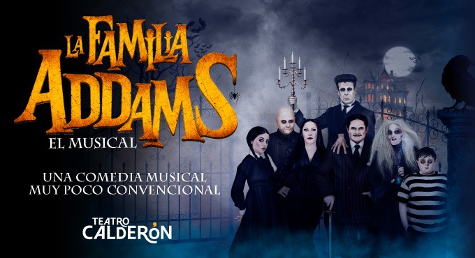 Cartel del espectáculo La Familia Addams, El Musical