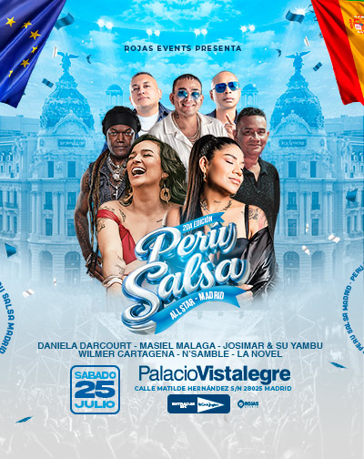 Cartel del espectáculo Perú Salsa All Stars 2da Edición