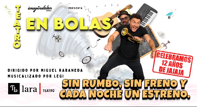 Cartel del espectáculo Teatro en Bolas