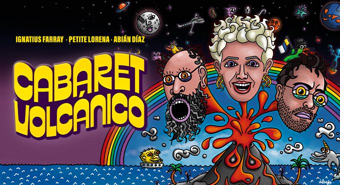 Cartel del espectáculo Cabaret Volcánico