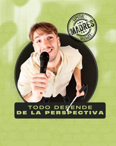 Cartel del espectáculo Todo Depende de la Perspectiva - Sergio Alamar