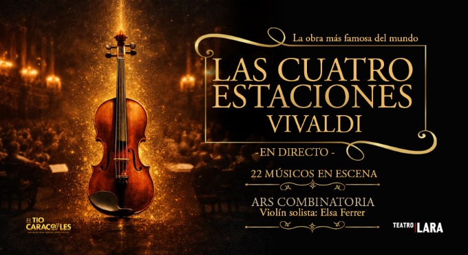Cartel del espectáculo Las Cuatro Estaciones Vivaldi
