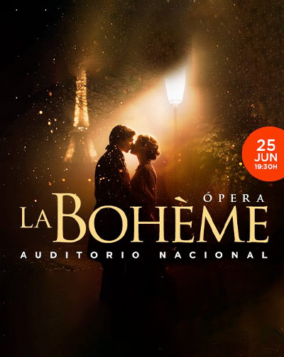 Cartel del espectáculo Ópera: La Bohème de Puccini