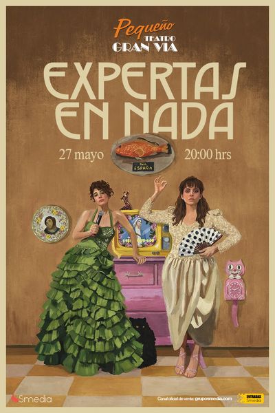 Cartel del espectáculo Expertas en nada