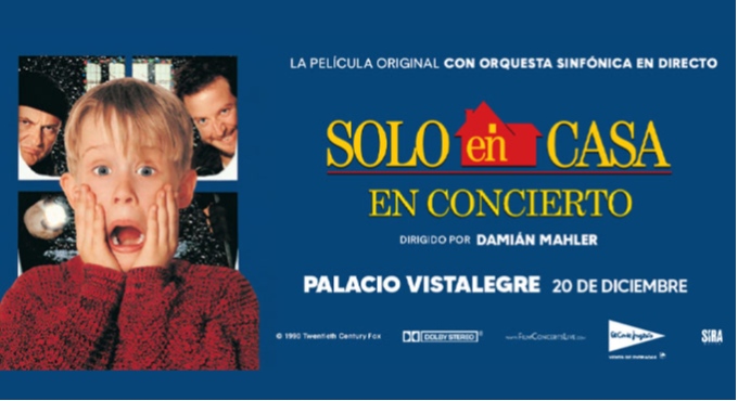 Cartel del espectáculo Solo en casa, en Concierto - La película original con orquesta sinfónica en directo