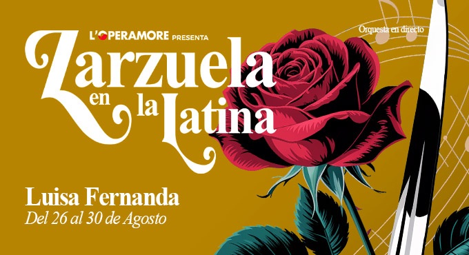 Cartel del espectáculo Luisa Fernanda - Zarzuela en La Latina