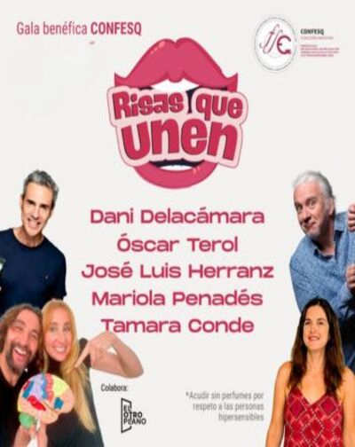 Cartel del espectáculo Gala Benéfica Risas Que Unen