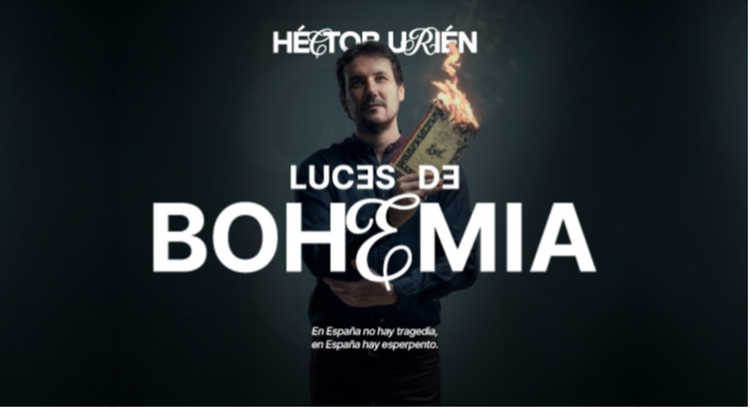 Cartel del espectáculo Luces de Bohemia
