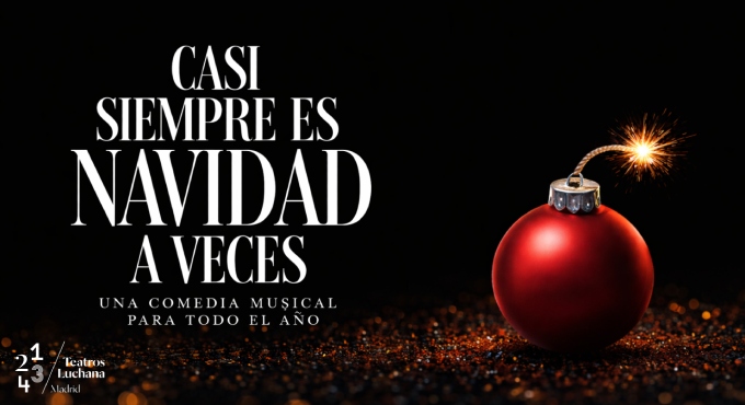 Cartel del espectáculo Casi siempre es Navidad a Veces