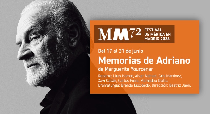 Cartel del espectáculo Memorias de Adriano