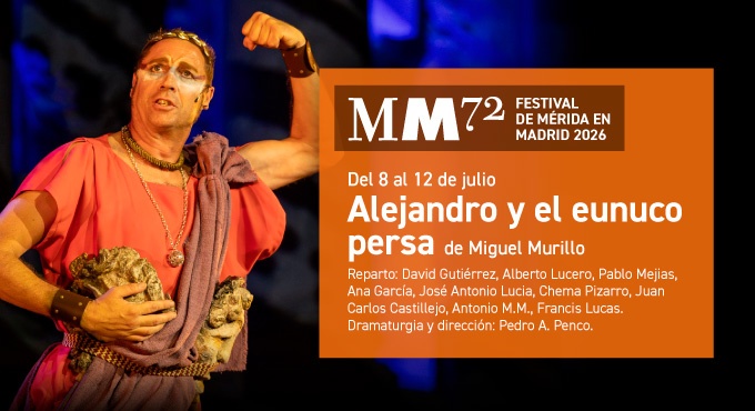 Cartel del espectáculo Alejandro y el Eunuco Persa