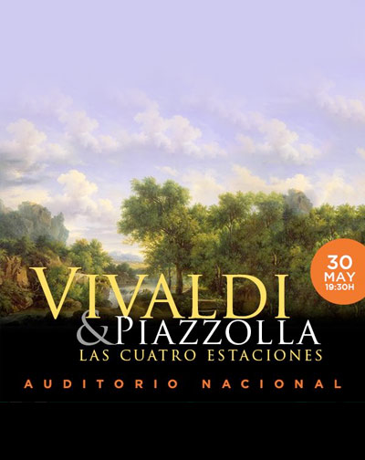 Cartel del espectáculo Vivaldi & Piazzolla: Las Cuatro Estaciones