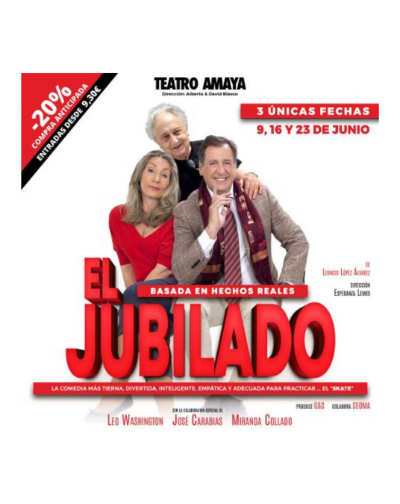 Cartel del espectáculo El Jubilado