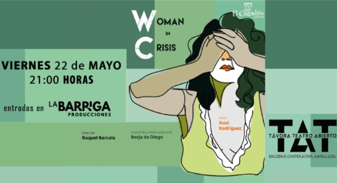 Cartel del espectáculo WC (Woman in Crisis)