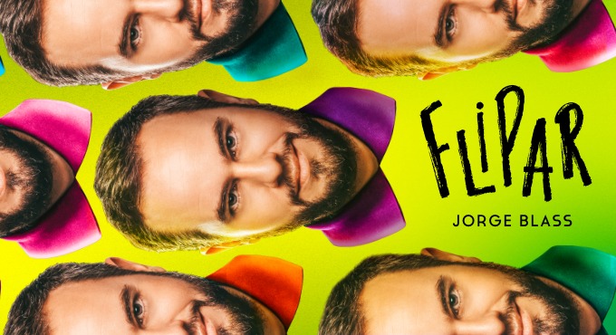 Cartel del espectáculo Flipar - Jorge Blass