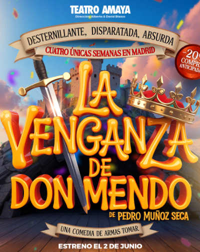 Cartel del espectáculo La Venganza de Don mendo