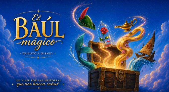 Cartel del espectáculo El Baúl Mágico - Tributo a Disney