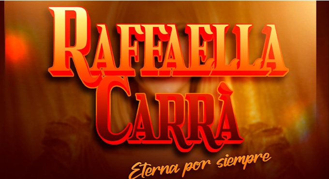 Cartel del espectáculo Tributo a Raffaella Carrà