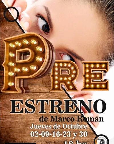 Cartel del espectáculo Pre Estreno