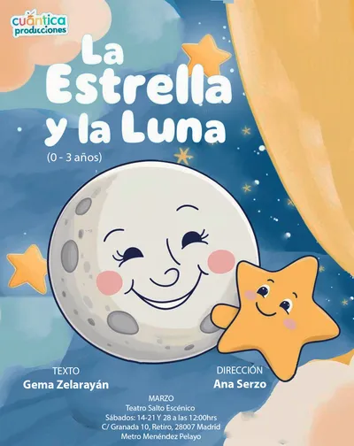 Cartel del espectáculo La Estrella y La Luna.