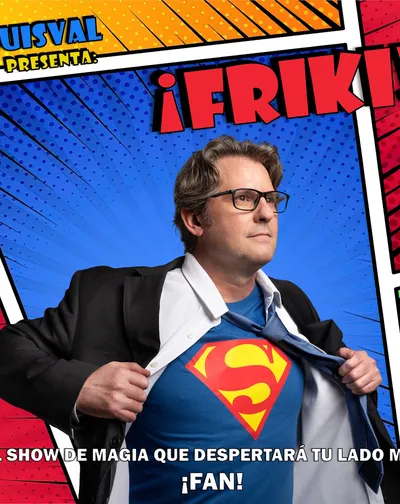 Cartel del espectáculo ¡Friki! - Luisval