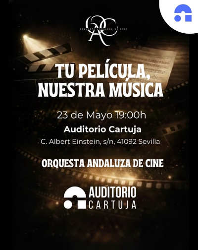Cartel del espectáculo Orquesta Andaluza de Cine