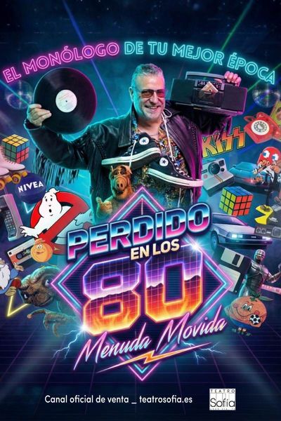 Cartel del espectáculo Perdido en los 80 - Diego Sánchez