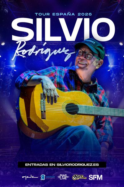 Cartel del espectáculo Silvio Rodriguez - Tour España 2026