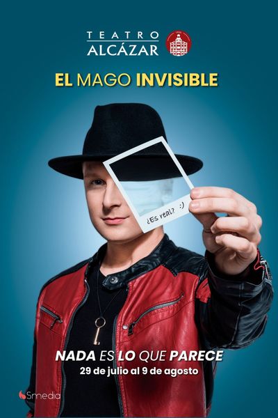 Cartel del espectáculo Nada es lo Que Parece - Dakris, El Mago Invisible