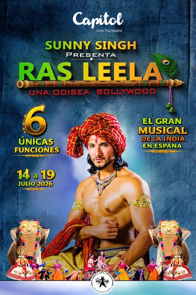 Cartel del espectáculo Rasleela: Una Odisea de Bollywood