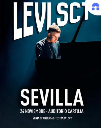 Cartel del espectáculo Levi.sct En Concierto