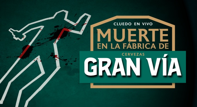 Cartel del espectáculo Cluedo en Vivo: Muerte en la Fábrica de Gran Vía