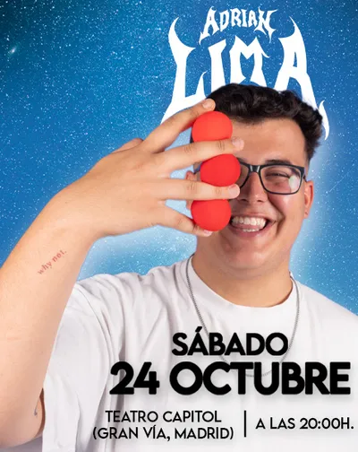 Cartel del espectáculo Show de Magia y Humor