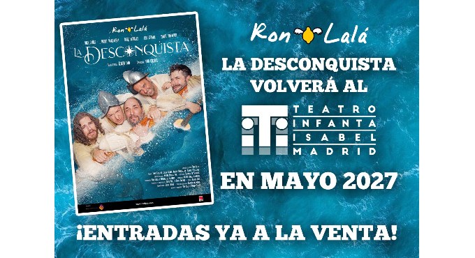 Cartel del espectáculo La Desconquista - Ron Lalá