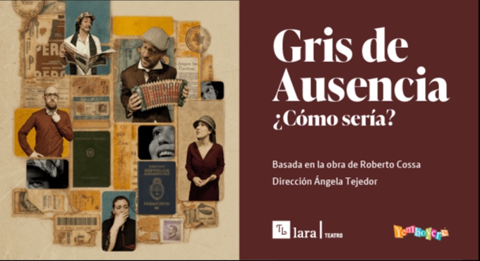 Cartel del espectáculo Gris de Ausencia... ¿Cómo Sería?