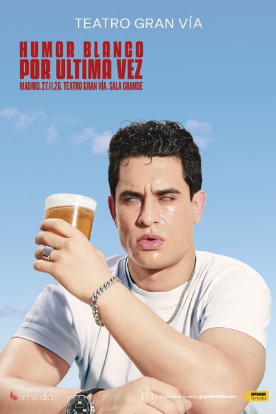 Cartel del espectáculo Humor Blanco - David Suárez