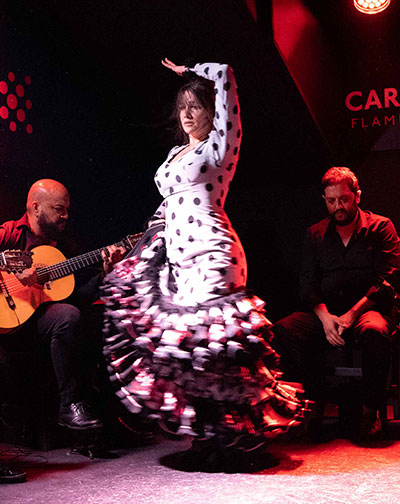 Cartel del espectáculo Tablao Flamenco Cardamomo