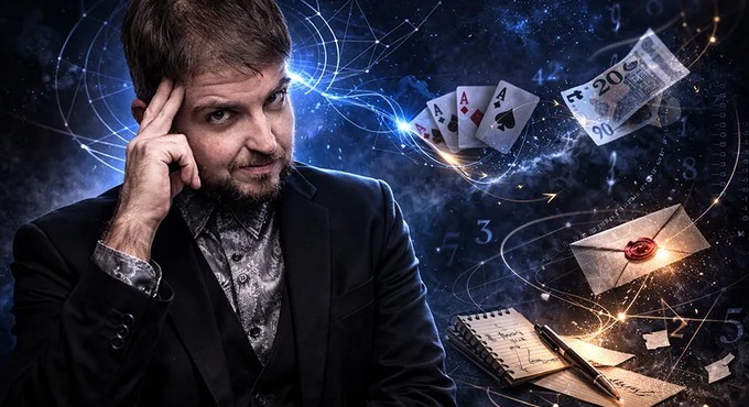Cartel del espectáculo ¡Mentiroso! Magia Mental - Carlos Devanti