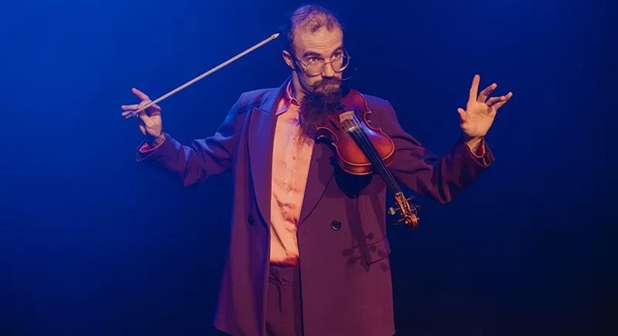 Cartel del espectáculo David Vega. No Solo Es Magia