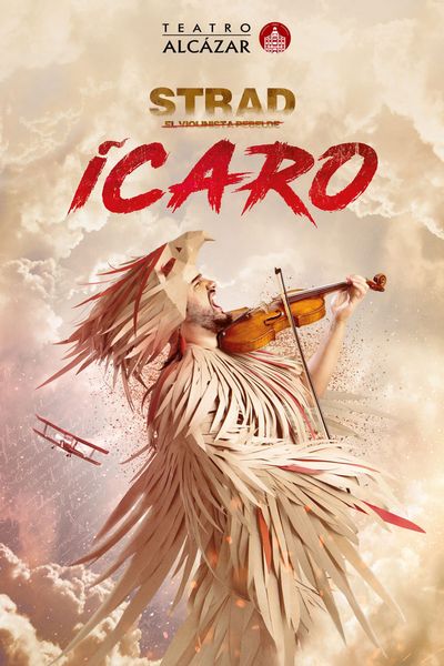 Cartel del espectáculo Ícaro - Strad