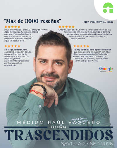 Cartel del espectáculo Trascendidos - Raúl Vaquero