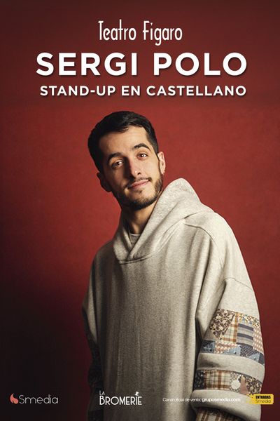 Cartel del espectáculo Stand Up Comedy en Castellano - Sergi Polo