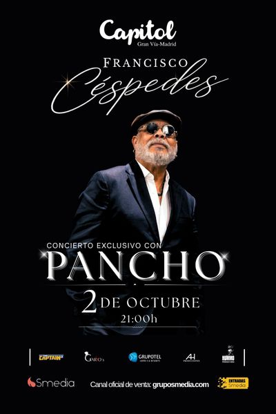 Cartel del espectáculo Pancho Céspedes
